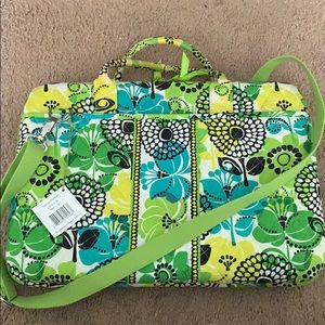 Vera Bradley Lime’s Up laptop case. NWT never used